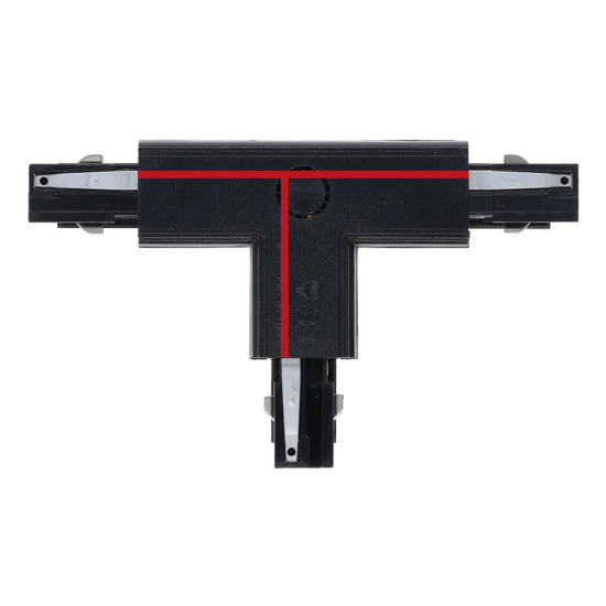3-fase rail T-connector | Links-2 | Zwart - Afbeelding 2