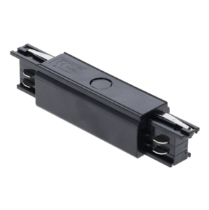 I-connector met voeding voor 3-fase rail in zwart