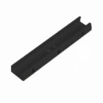 Ophangsysteem van 18 cm voor 3-fase rail in zwart