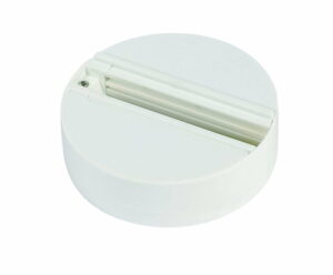 Witte monopoint voor een 3-fase railarmatuur