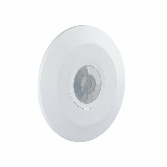 Witte opbouwbewegingsmelder met 360 graden detectie