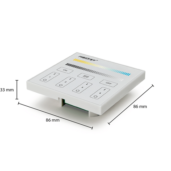 Afstandsbediening | 4 groepen | CCT instelbaar | Mi-Light