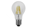 Qaledo LED-Filamentlampe A60 E27 8W 2700K klar dimmbar