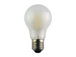 Qaledo LED-Filamentlampe A60 E27 8W 2700K matt dimmbar