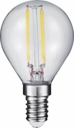 Qaledo LED filament kogellamp G45 E14 1W 2700K helder