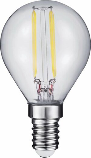 Qaledo LED filament kogellamp G45 E14 1W 2700K helder
