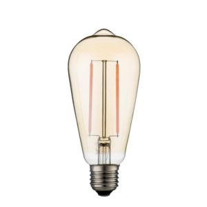 Dimbare led lamp E27 2W 2700K GOLD (ST64)