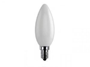 LED-filament kaarslamp met E14-fitting en opaal afwerking