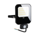 LED-Flutlicht mit Sensor 30W 4000K 4200lm IP65 Schwarz