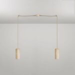 Creative-Cables Tub-E27 hanglamp | 2 houten spots