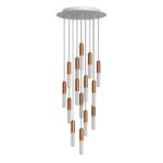 Creative-Cables P-Light hanglamp | 15 pendels | Koper