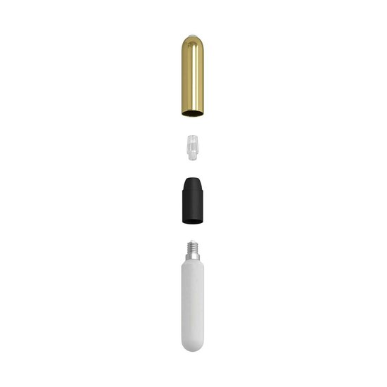 Hanglamp met 3 pendels en lichtbronnen messing – Made in Italy – Bild 2
