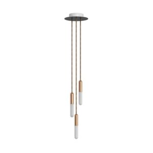Creative-Cables P-Light hanglamp | 3 pendels | Koper