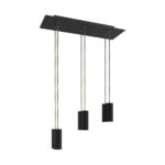 Creative-Cables Rose-One hanglamp | 6 Tub-E14 spots | Mat zwart | Inclusief LED