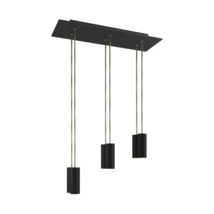 Creative-Cables Rose-One hanglamp | 6 Tub-E14 spots | Mat zwart | Inclusief LED