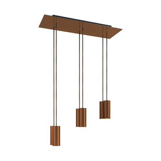 Creative-Cables Rose-One hanglamp | 6 pendels | Satijnkoper