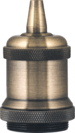Antiek bronzen aluminium Bailey E27-retrofitting