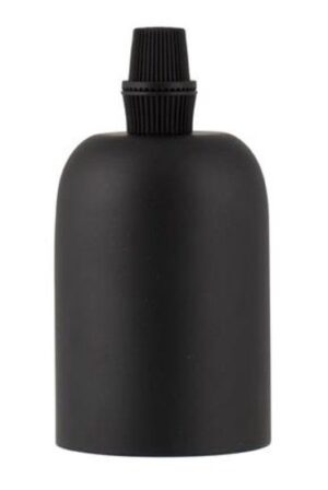Bailey Deco E27 lampfitting | Aluminium zwart