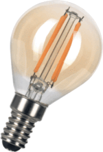 Bailey LED filament kogellamp G45 E14 4W 2200K goud dimbaar