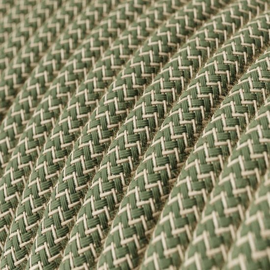 Strijkijzersnoer Thijmgroen (zigzag) - linnen / katoen | 10cm – Bild 2
