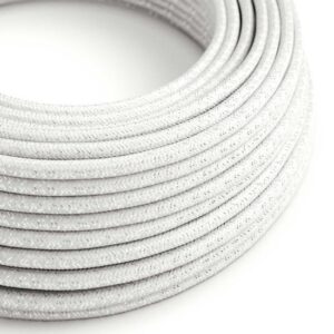 wit|glitter Creative-Cables snoer van viscose met glittereffect