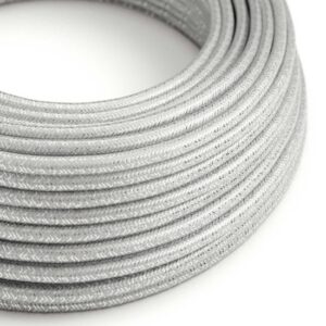 zilver|glitter Creative-Cables snoer van viscose met glittereffect
