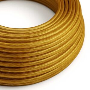 goud Creative-Cables snoer van viscose met zijde-effect