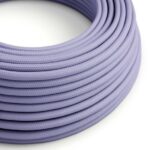 lavendel rond Creative-Cables textielsnoer met effen patroon