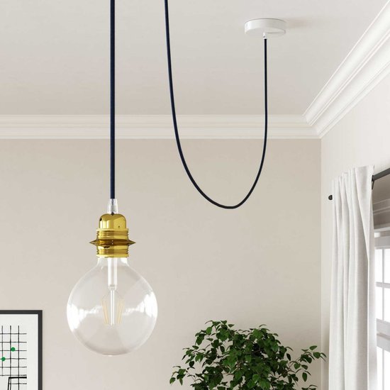 Strijkijzersnoer ThatsCreatief+ blauw hanglamp