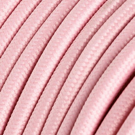 Strijkijzersnoer Babyroze - viscose | 10cm - Afbeelding 2