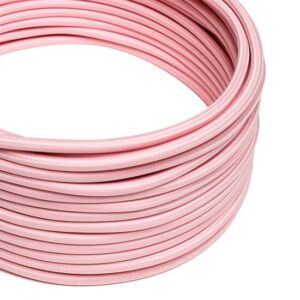babyroze Creative-Cables textielsnoer met effen zijde-effect