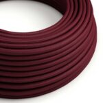 bordeauxrood Creative-Cables snoer van viscose met zijde-effect