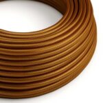 whiskey|goudbruin Creative-Cables snoer van viscose met zijde-effect