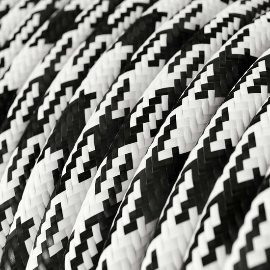 Ironing cord ThatsCreatief+ duo black and white detail