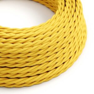 maisgeel Creative-Cables textielsnoer met gevlochten zijde-effect