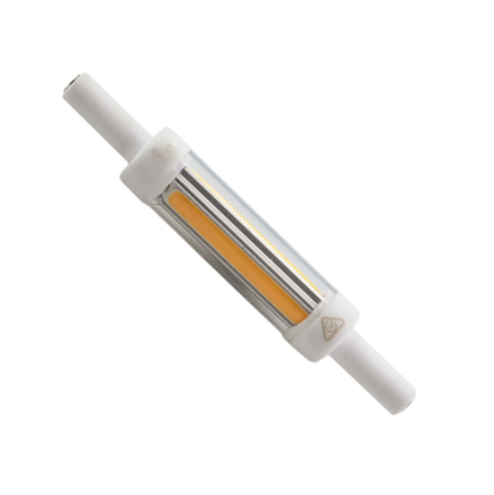 R7s LED buislamp 78mm 5W 2200K 500lm extra dun dimbaar