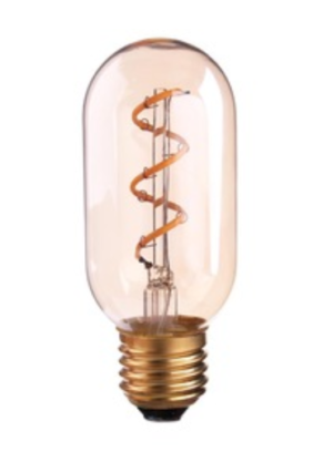 LED filament staaflamp T45 E27 4W 2200K gebronsd dimbaar