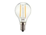 LED filament kogellamp G45 E14 2W 2200K helder dimbaar