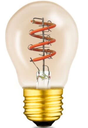 LED filament kogellamp G45 E27 4W 2200K goud dimbaar