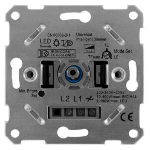 Universele LED Dimmer 3-150W | Fase-aan- en Afsnijding