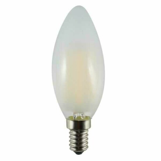 Matte E14 LED-filament kaarslamp in kaarsvorm