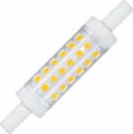 R7s LED tube light 78mm 5W 2700K 450lm dimmable