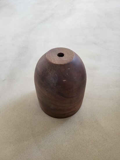 Hanglamp acaciahout roségoud small Ø16,5 cm | kelk vorm | roségoud binnenzijde exclusief fitting – Image 3