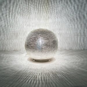 Zenza Ball Filisky Small tafellamp | Zilver | Ø20cm
