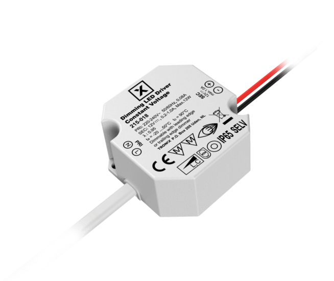 LED Driver 12V Constant | 12W | Dimbaar | Extra Klein – 215-018