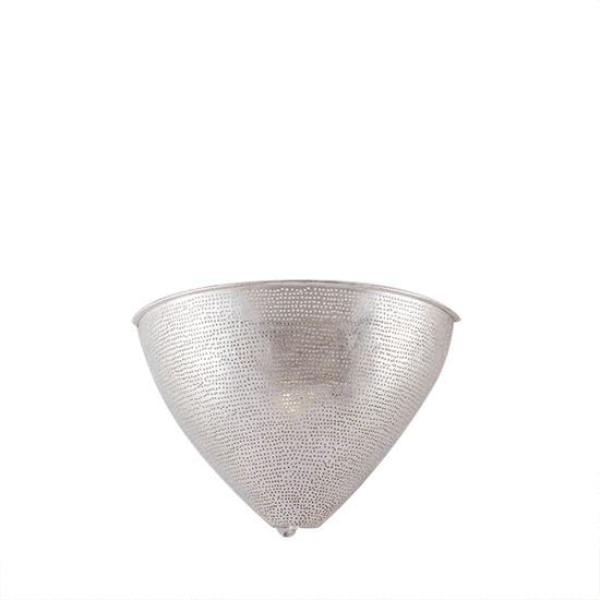 Led wandlamp Egg Filisky zilver | 28x20cm | E14 messing – Image 2