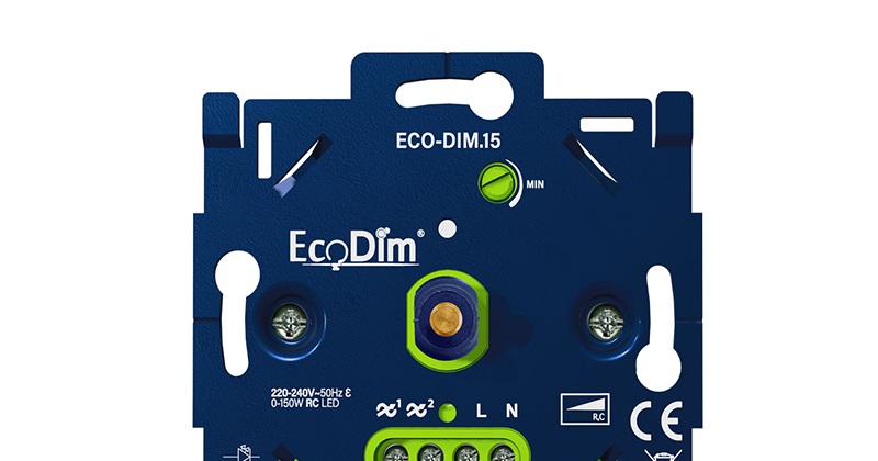 Een echte draaibare led-inbouwdimmer met instelpunt uit het eigen assortiment
