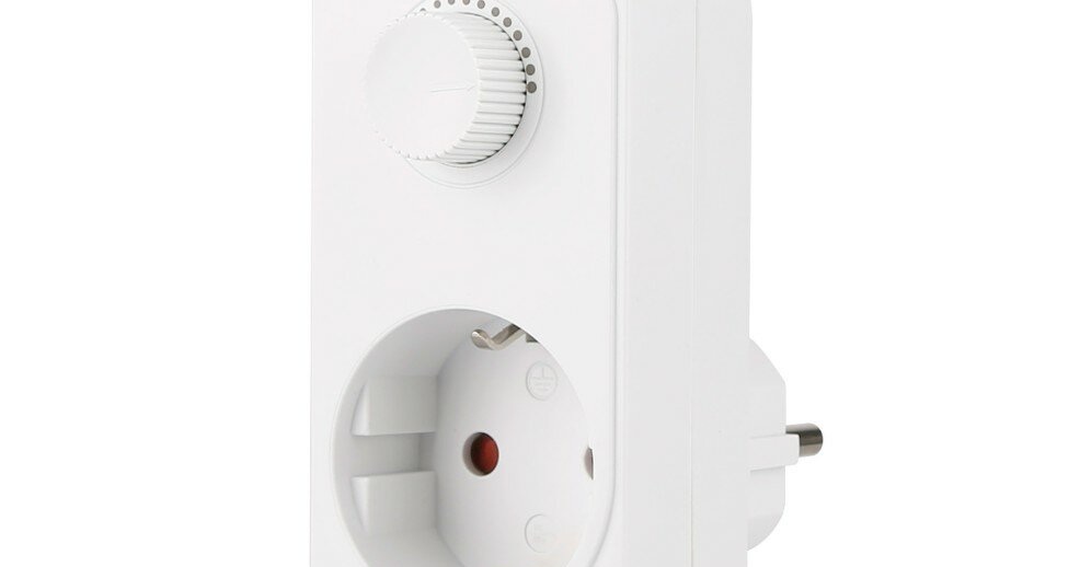 Stekkerdimmer met draaiknop