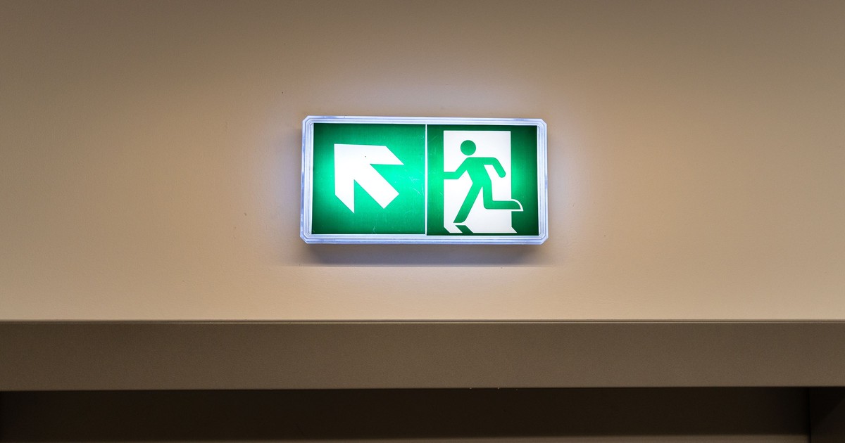 Verlichte vluchtrouteaanduiding