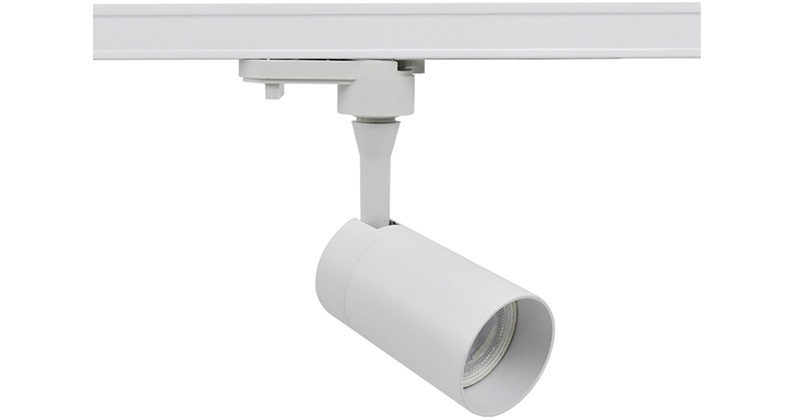 Rail blanc avec spot sur rail blanc de notre propre gamme